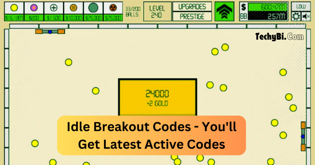 Idle breakout codes