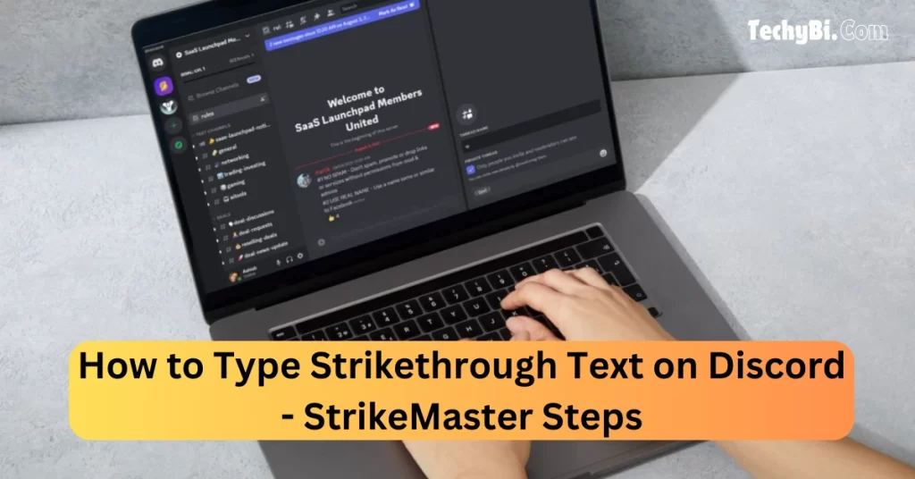 How to Type Strikethrough Text on Discord - StrikeMaster Steps