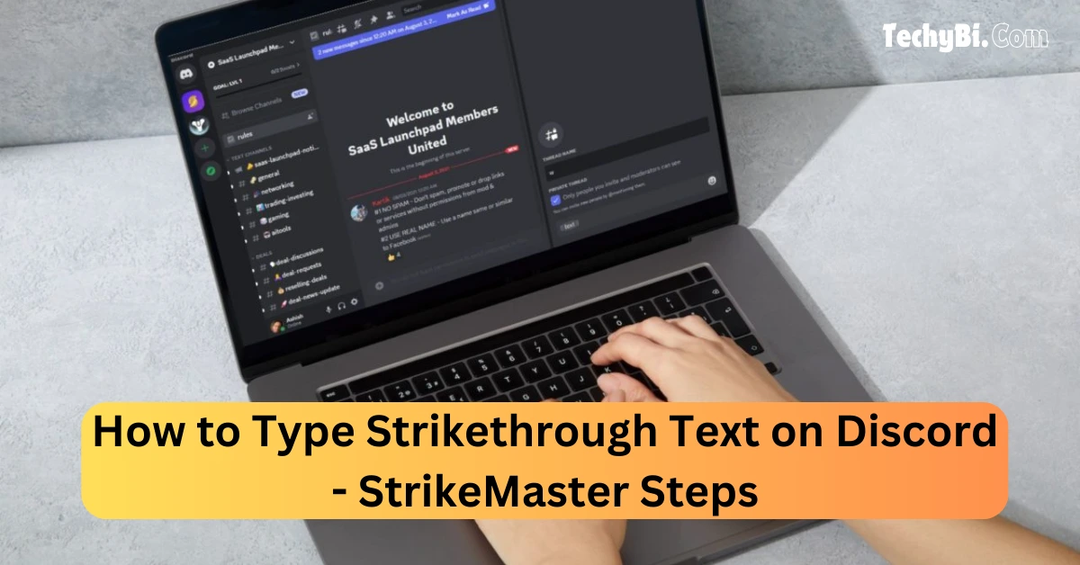 How to Type Strikethrough Text on Discord - StrikeMaster Steps
