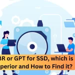 MBR or GPT for SSD