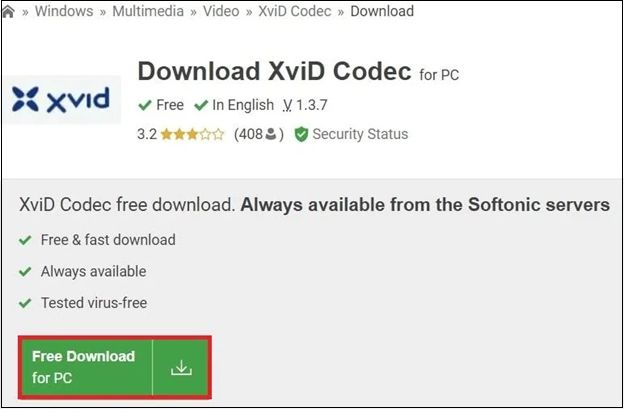 XVID Video Codec 2023